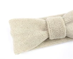 Huttelihut sand pandebånd uld